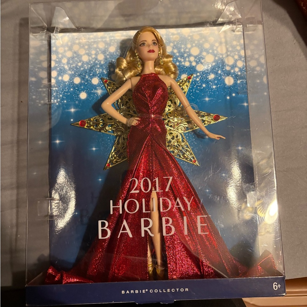 Barbie Holiday Doll in Sparkling Red Gown